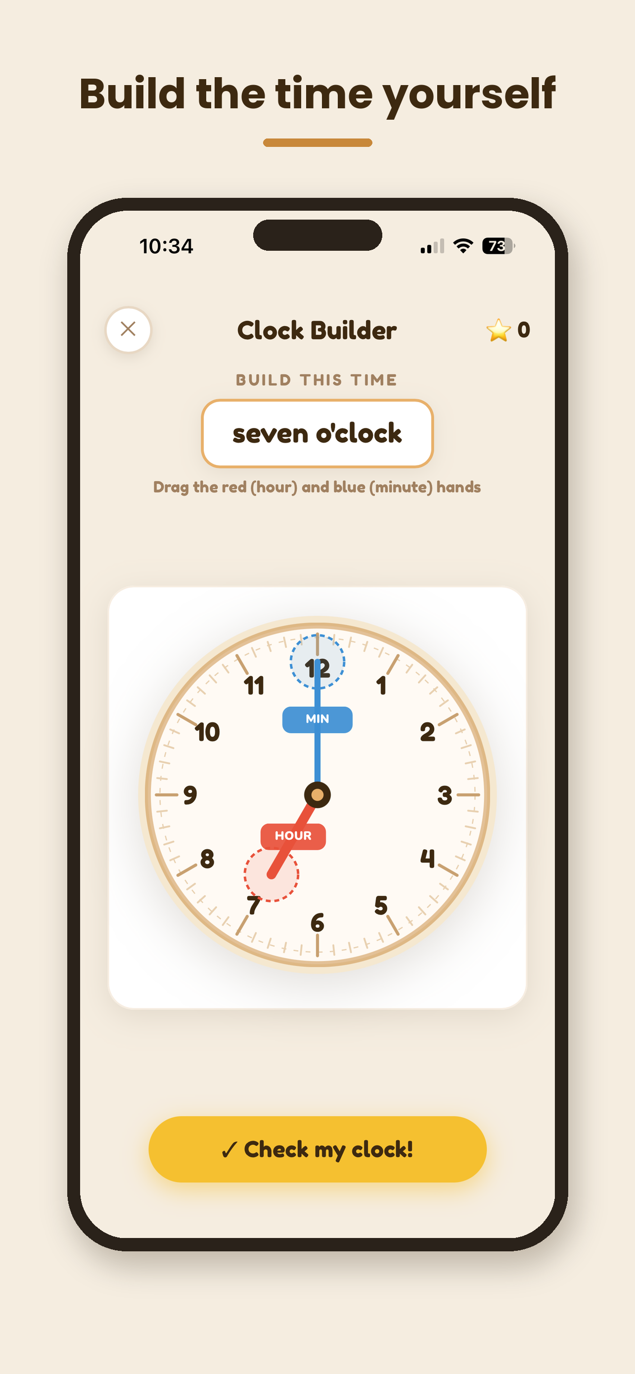 Clock Builder — build the time yourself